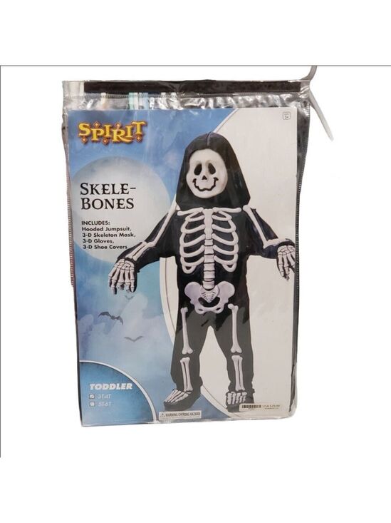 Spirit Of Halloween Other - Spirit Halloween Toddler Skeleton Costume 3T-4T Skele-Bones NWT